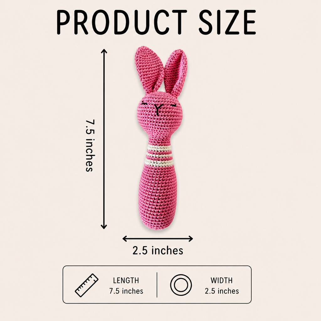 Blossom Bunny Rattle