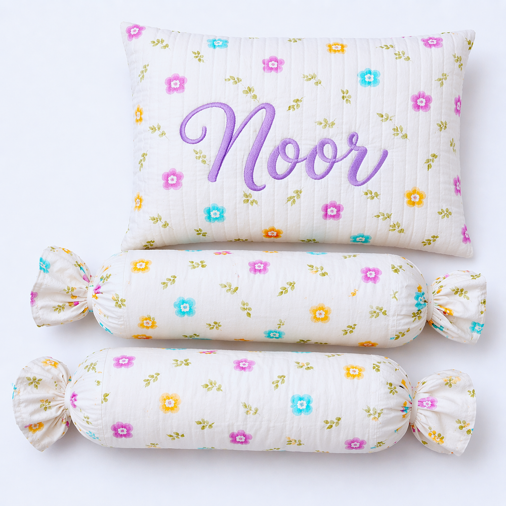 Dancing Dragonfly Pillow & Bolsters Set