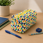 Yellow Triangle Pouch