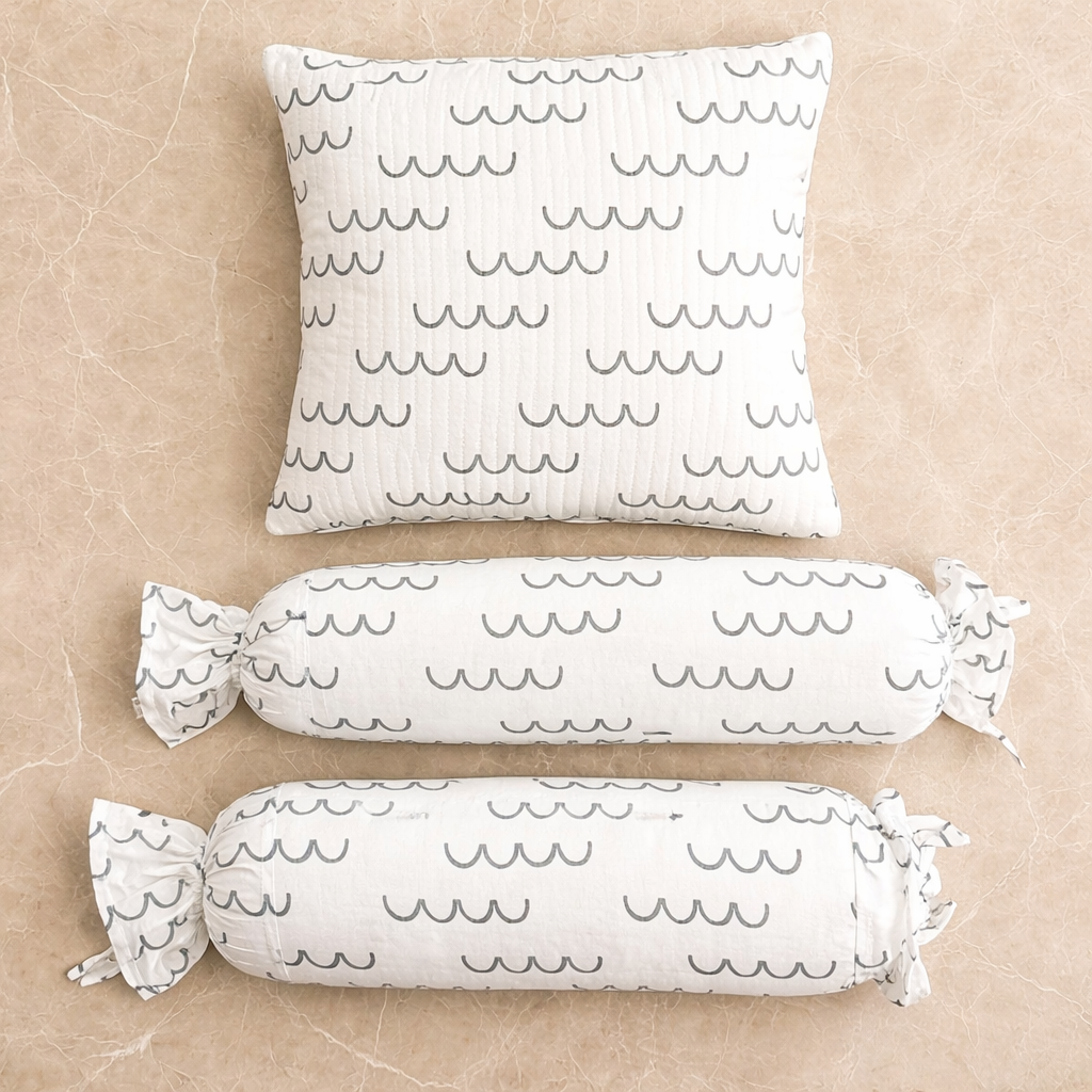 Sail Away Pillow & Bolsters Set