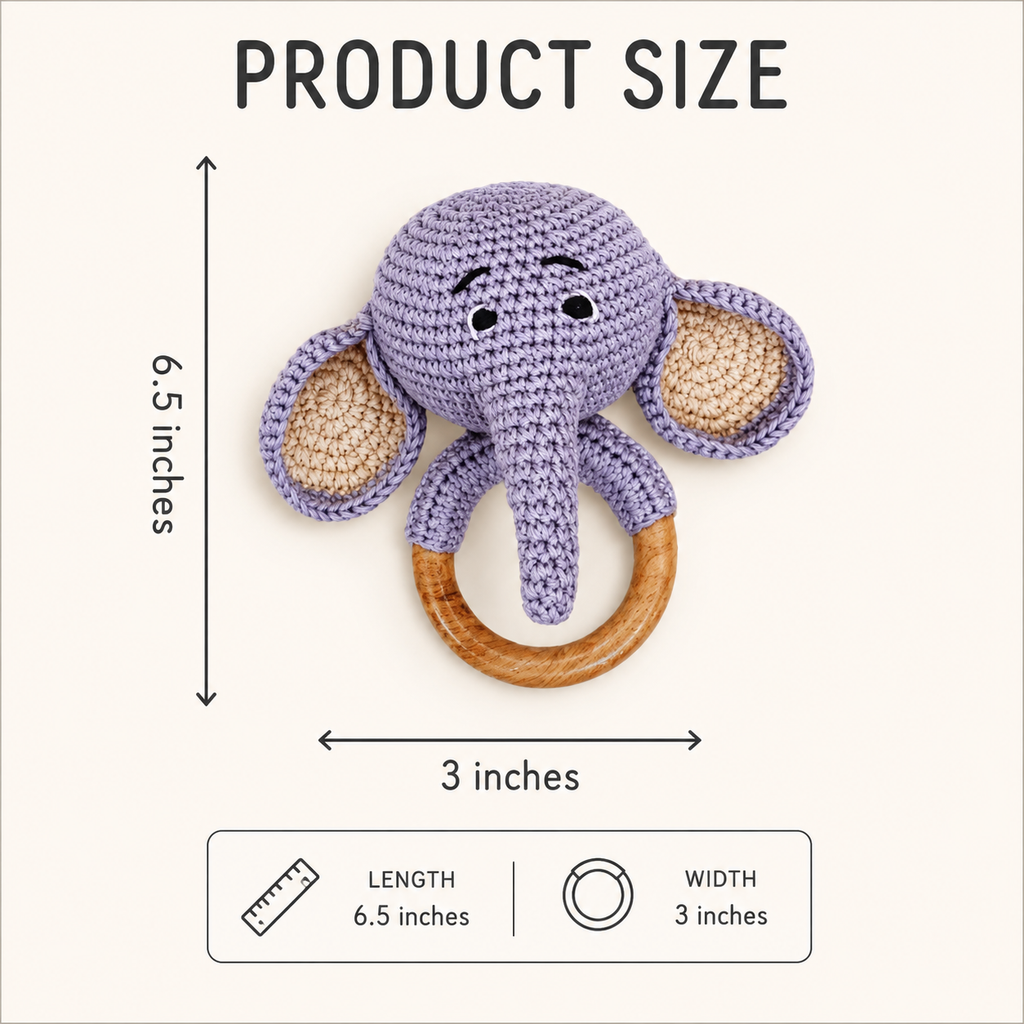 Tiny Tusks Rattle