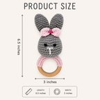 Blush Bunny Rattle