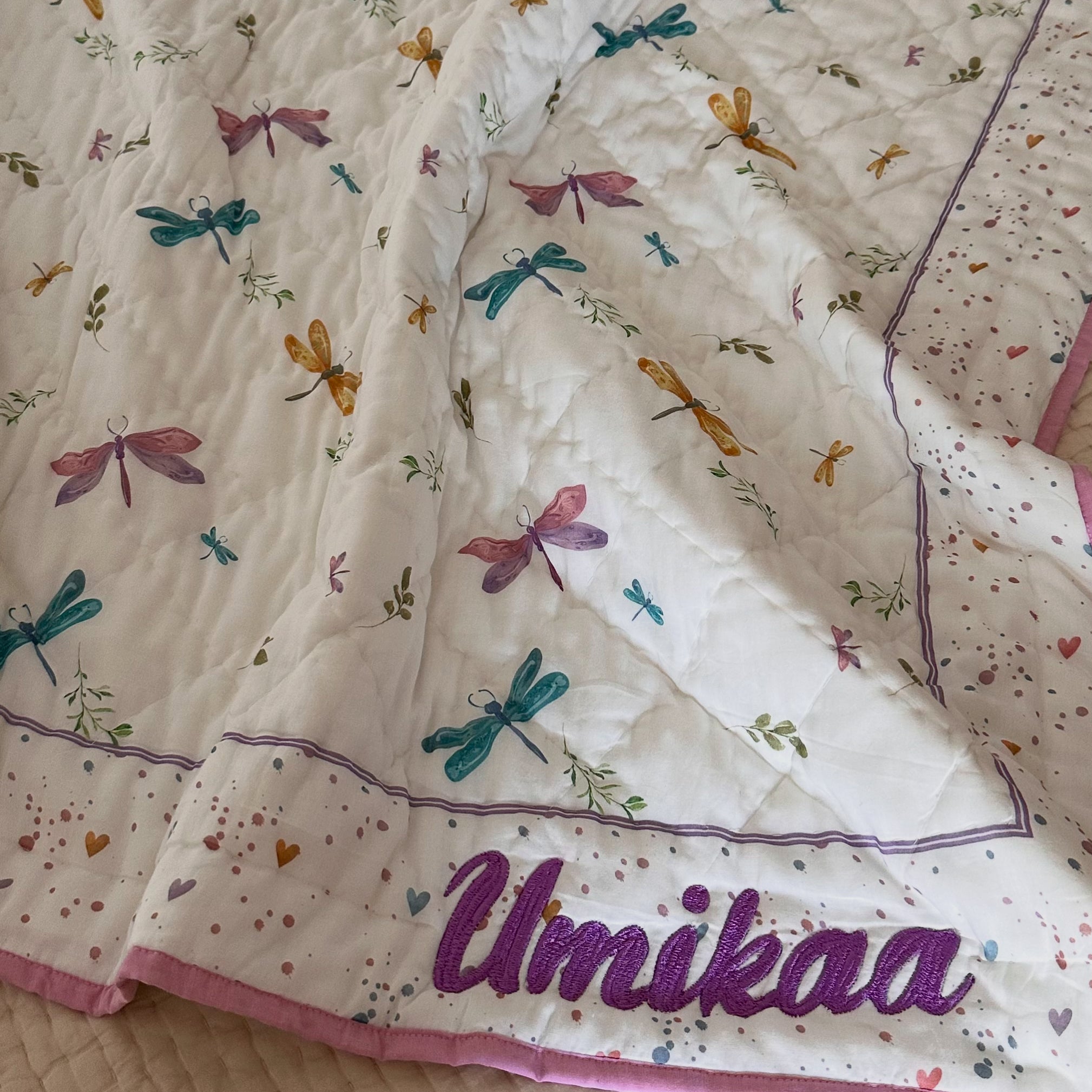 Dancing Dragonfly Mini Cot Set