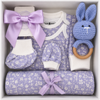 Purple Floral Gift Box