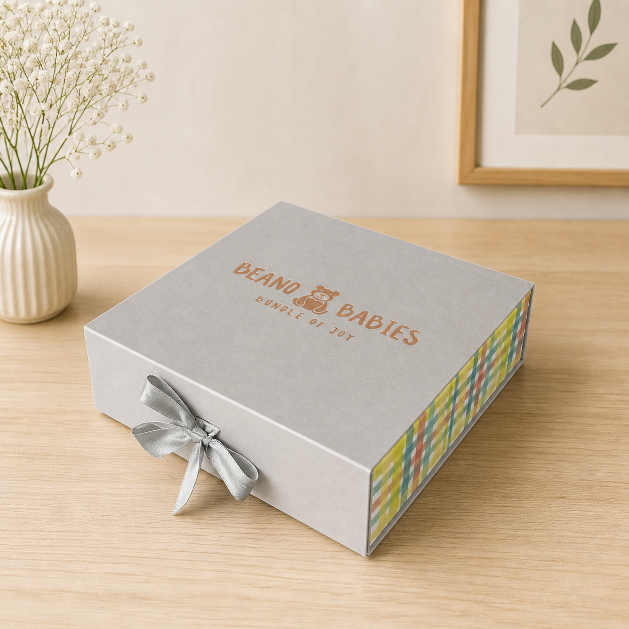 Purple Floral Gift Box