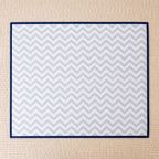 Blue Chevron Mulmul Dohar