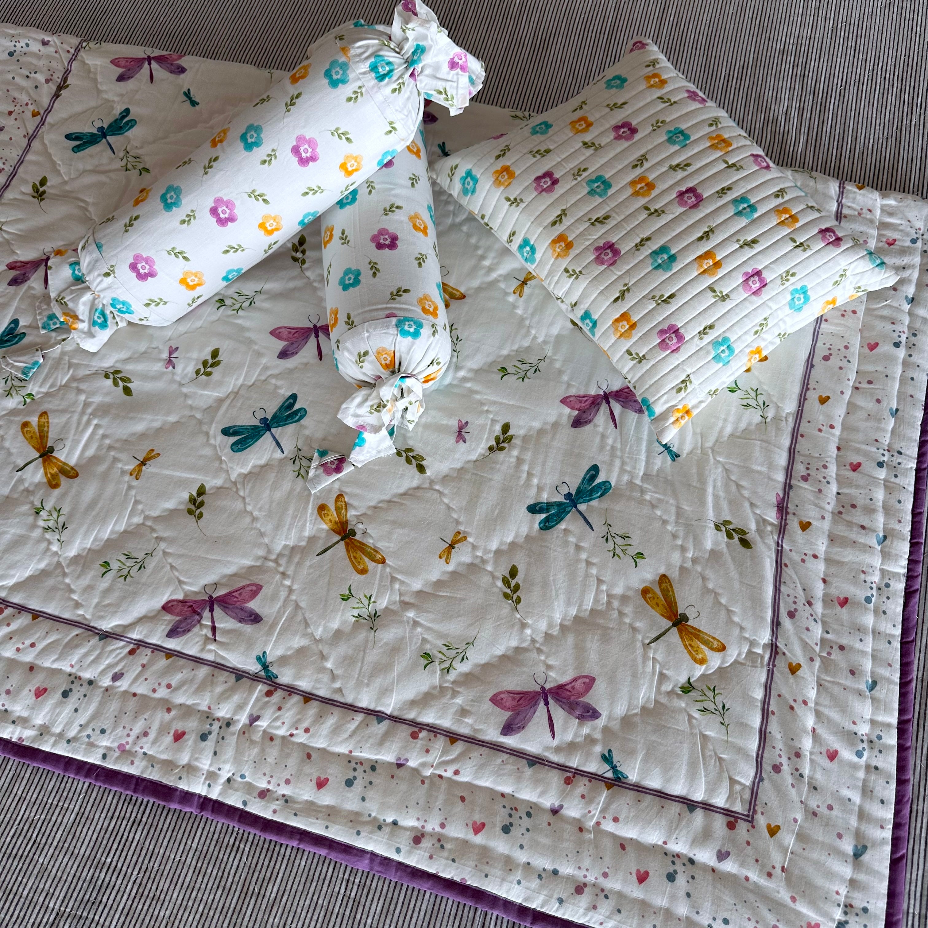 Dancing Dragonfly Mini Cot Set