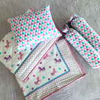Playful Unicorn Mini Cot Set