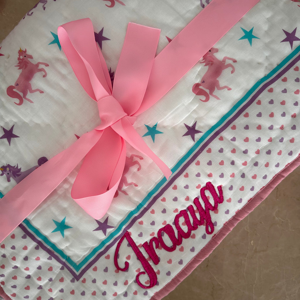 Playful Unicorn Quilt