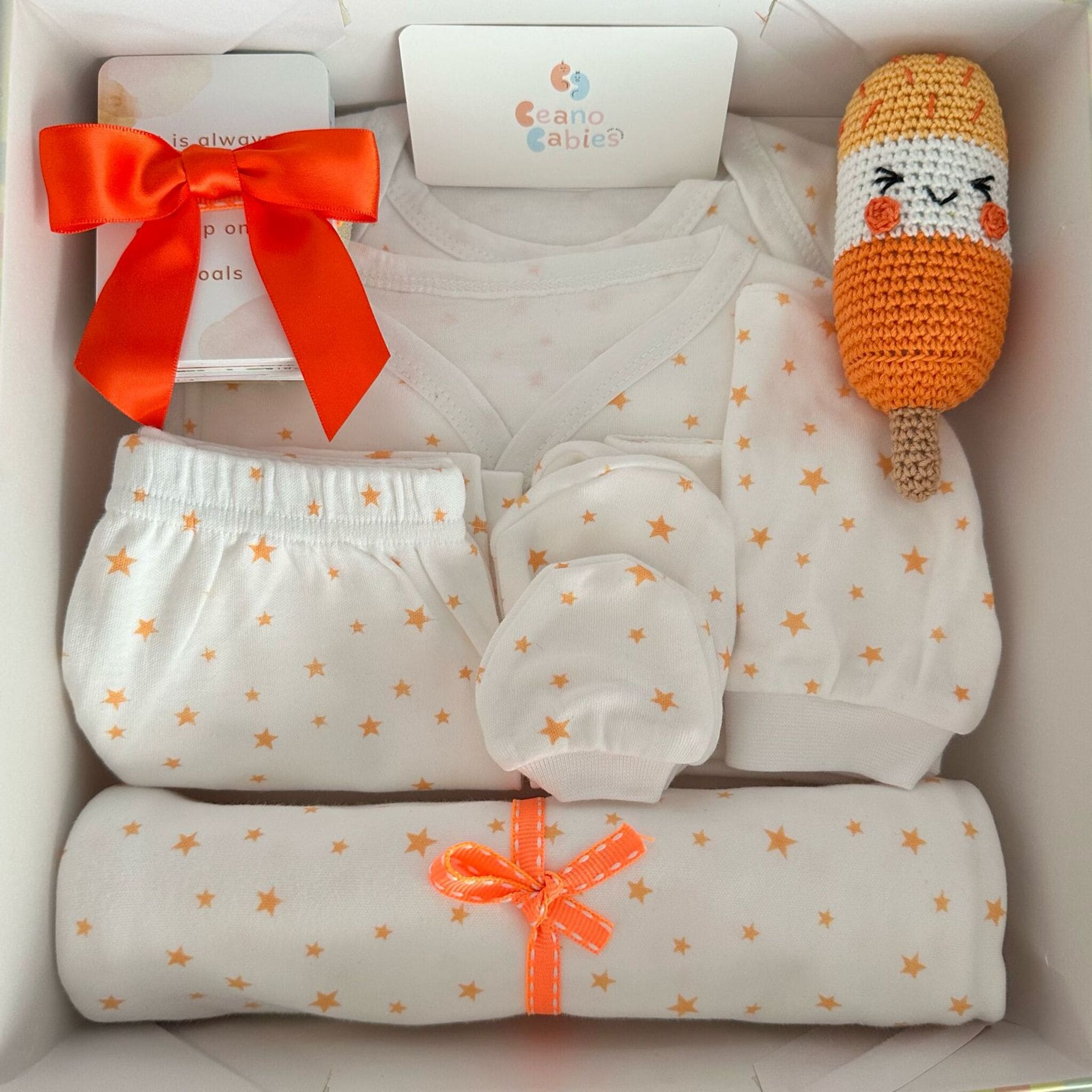 Orange Star Unisex Gift Box