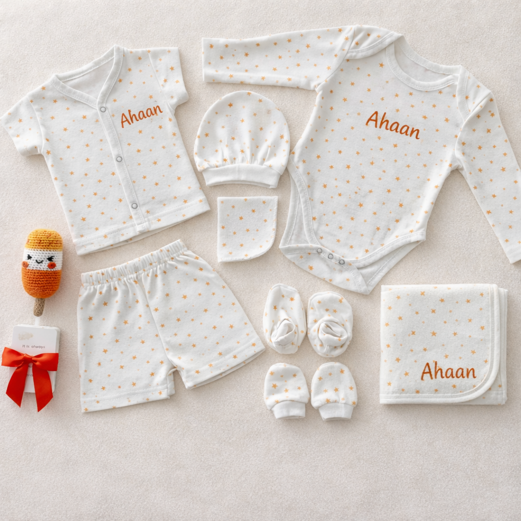 Orange Star Unisex Gift Box