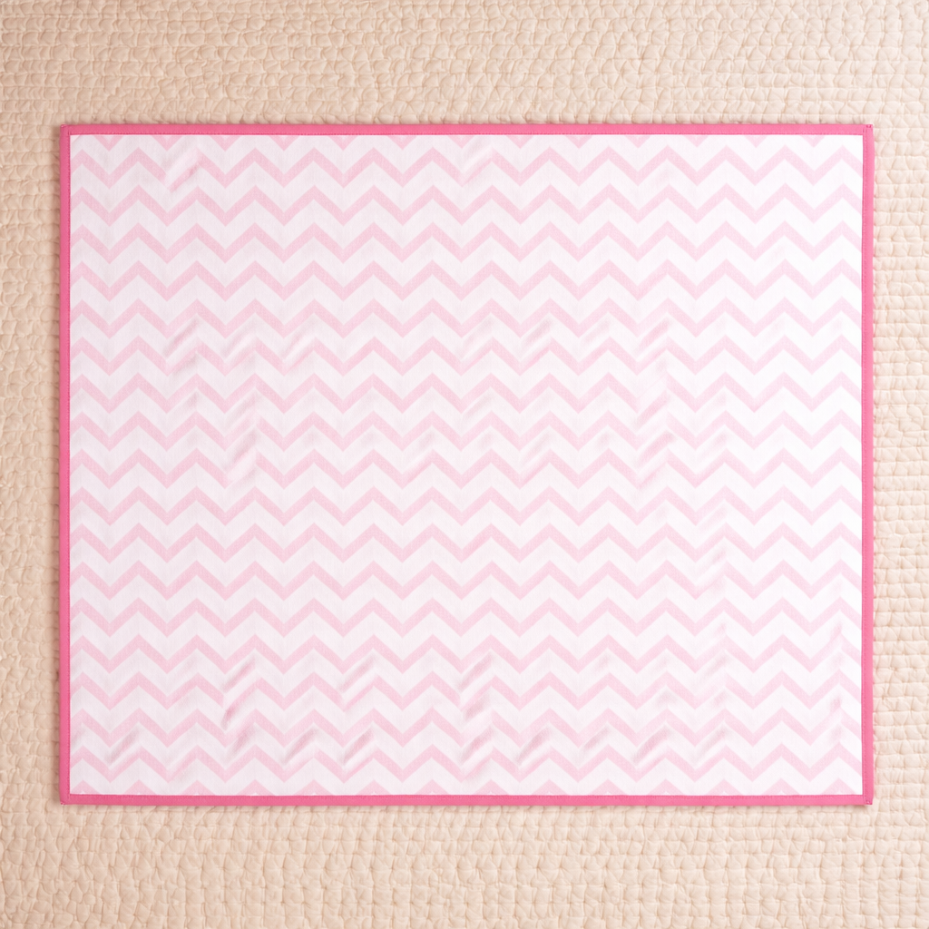 Pink Chevron Mulmul Dohar