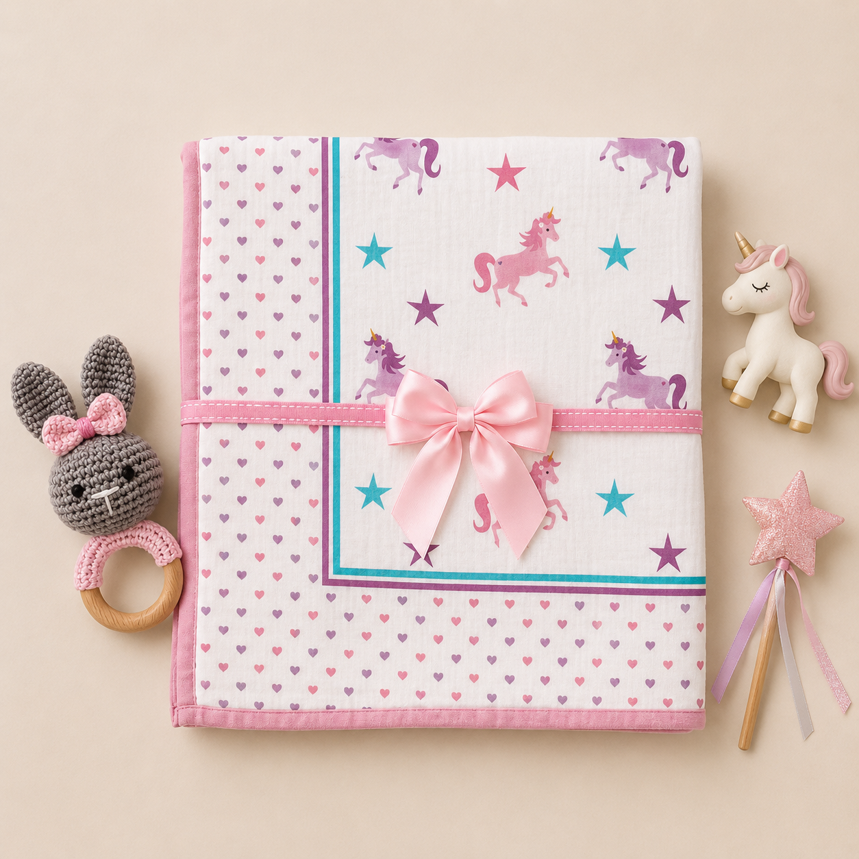 Playful Unicorn Snuggle Bundle