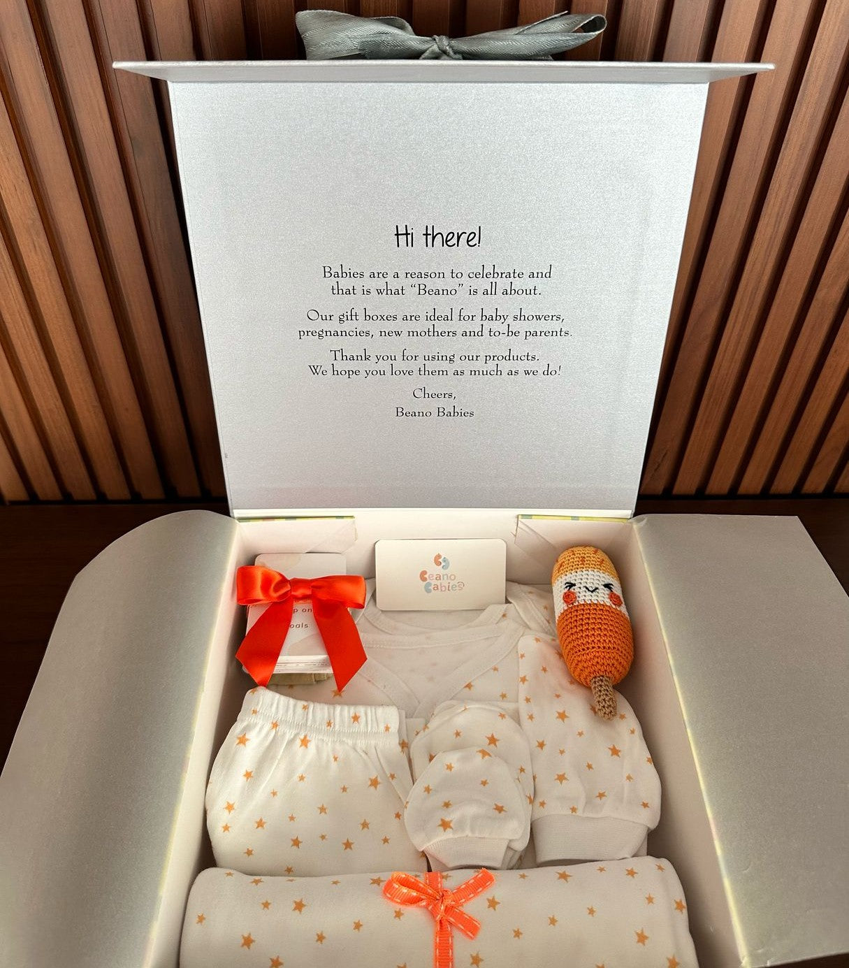 Orange Star Unisex Gift Box