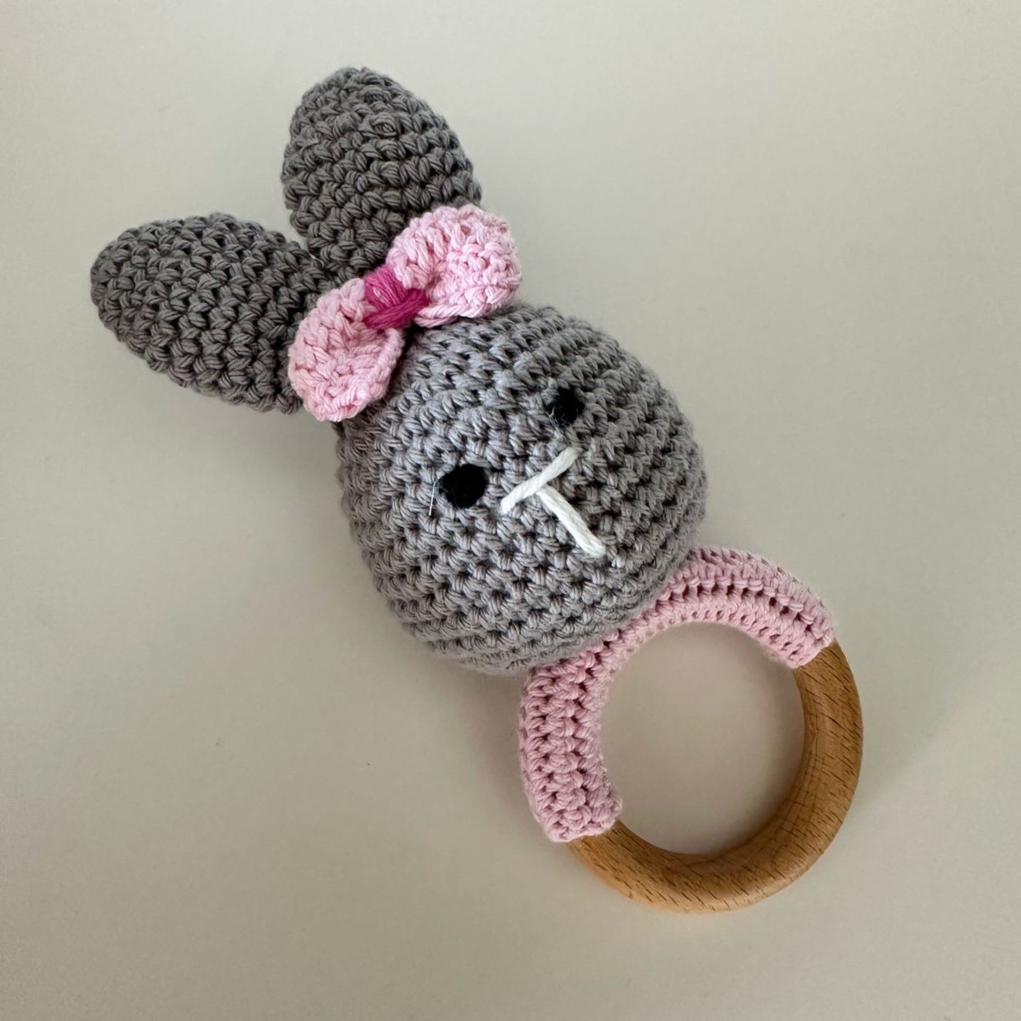 Blush Bunny Rattle