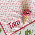 Pink Chevron Mulmul Dohar