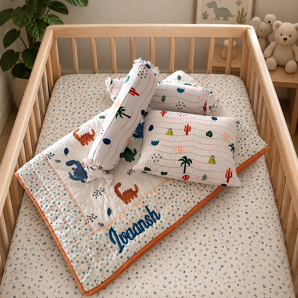 Dino Daze Mini Cot Set