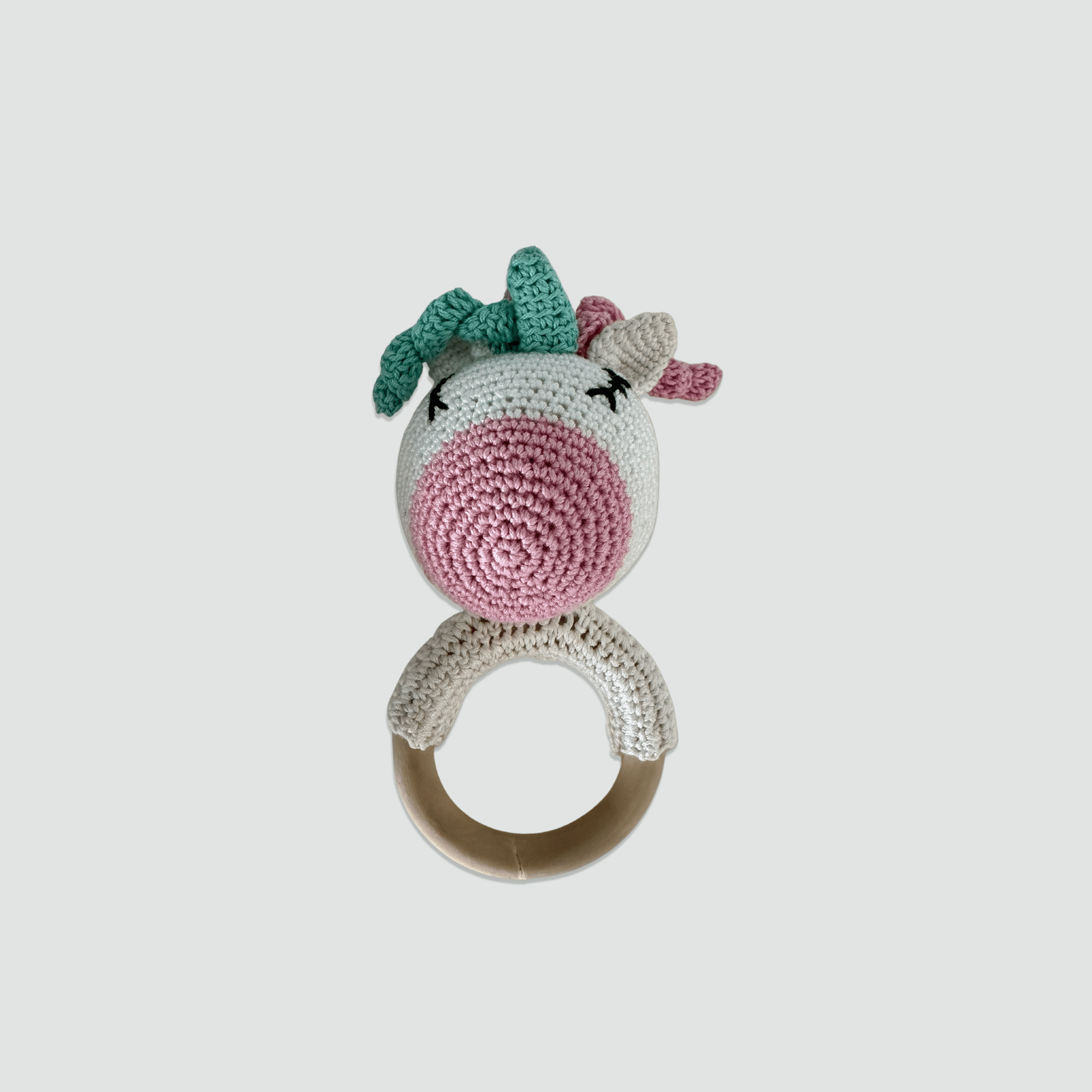 Blush Unicorn Rattle