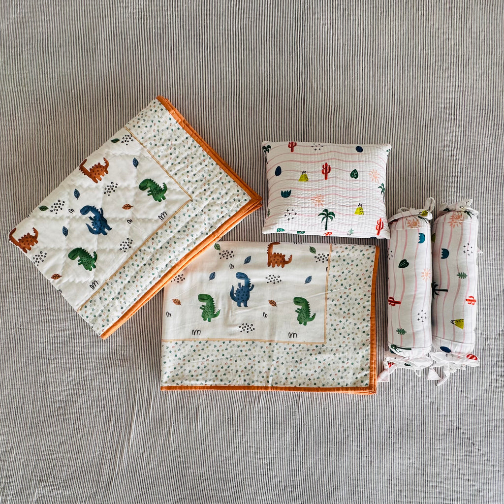 Dino Daze Mini Cot Set